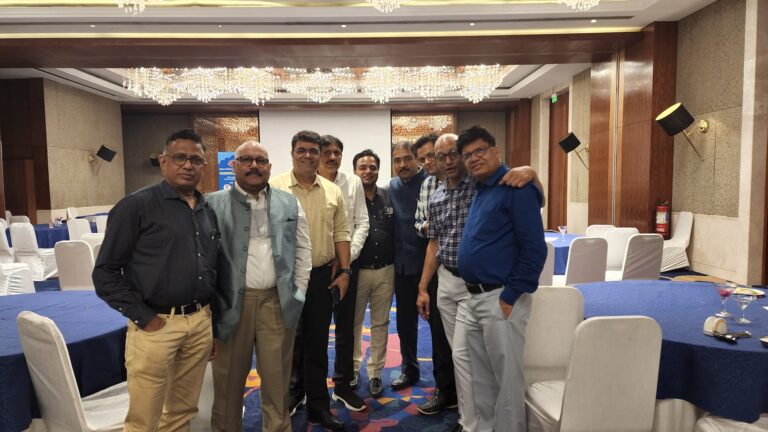 Dr. Arup Chakrabarti with colleagues