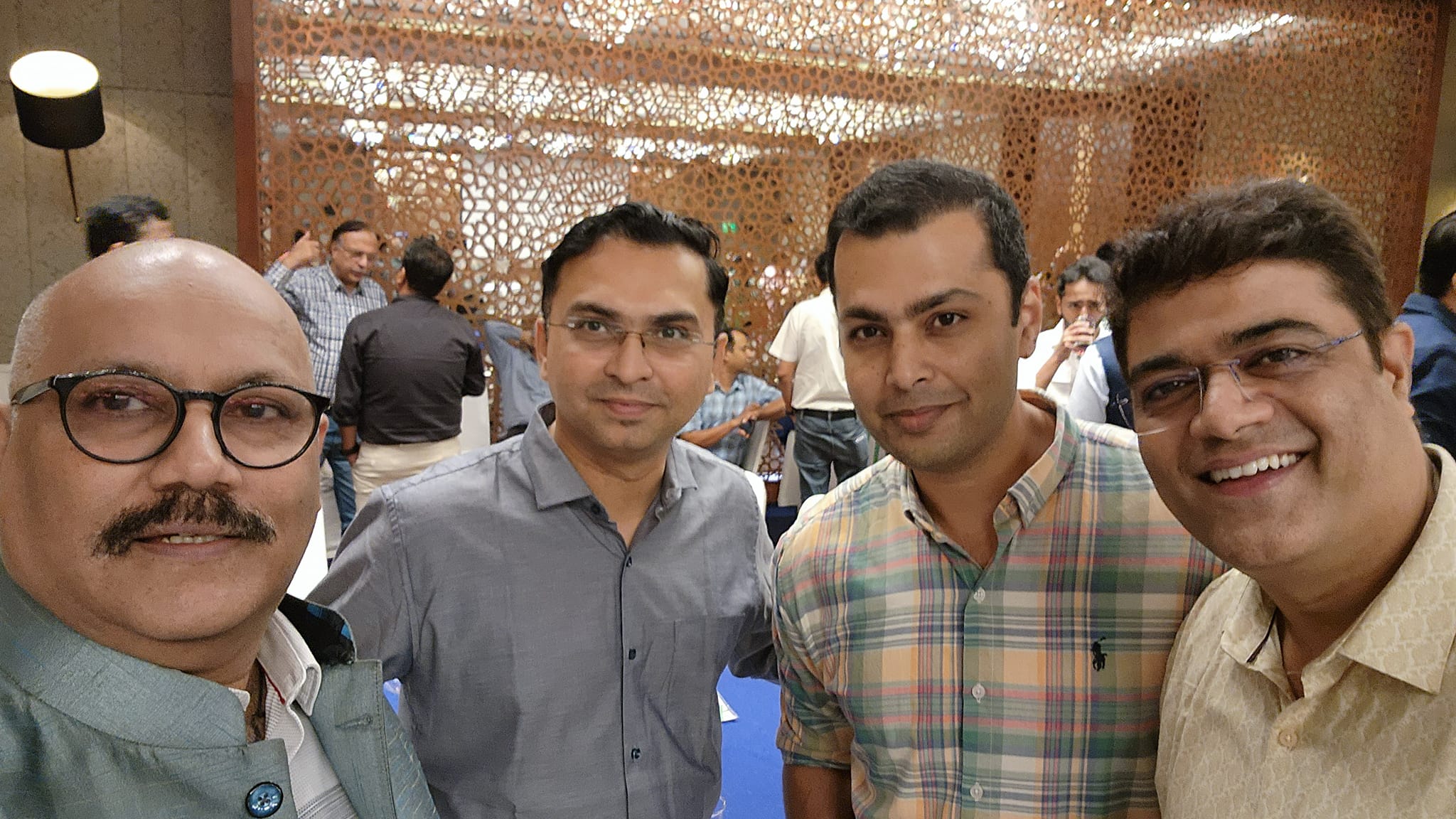 Dr. Arup Chakrabarti with colleagues