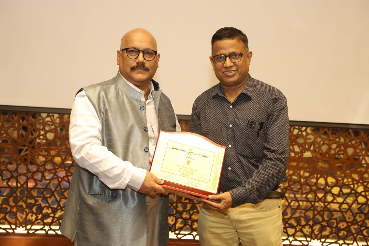Dr. Arup Chakrabarti with colleagues