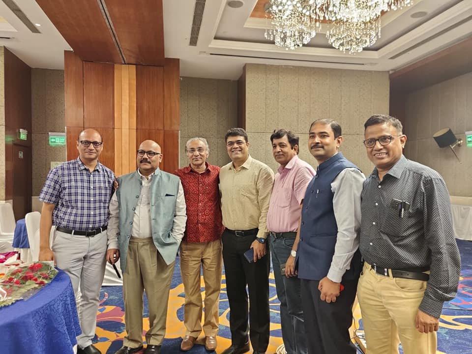 Dr. Arup Chakrabarti with colleagues